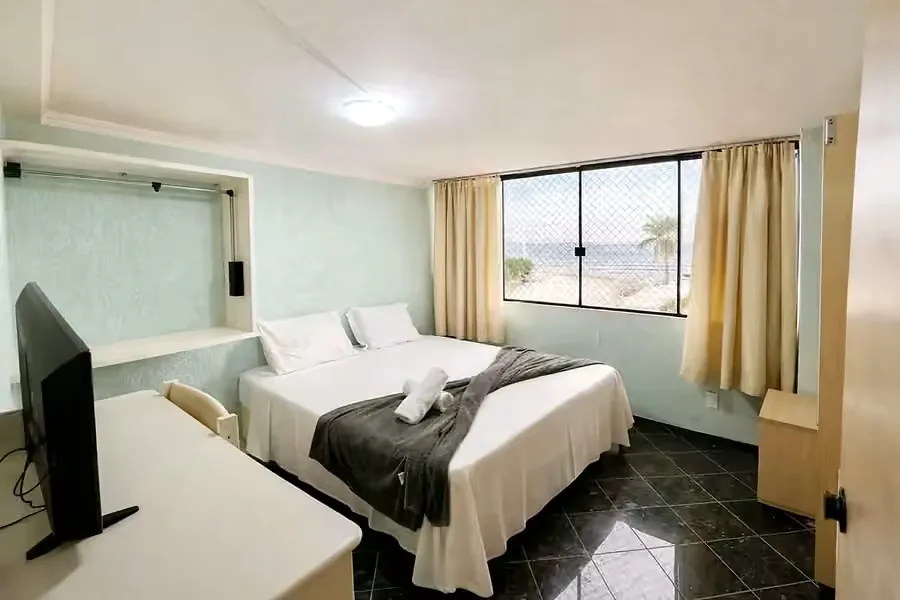 Quarto com vista para o mar